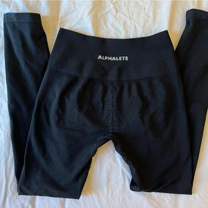 alphalete black align leggings